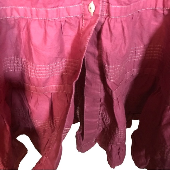 Lauren Ralph Lauren maxi skirt 16 cotton ruffle button front pockets feminine - Picture 7 of 14